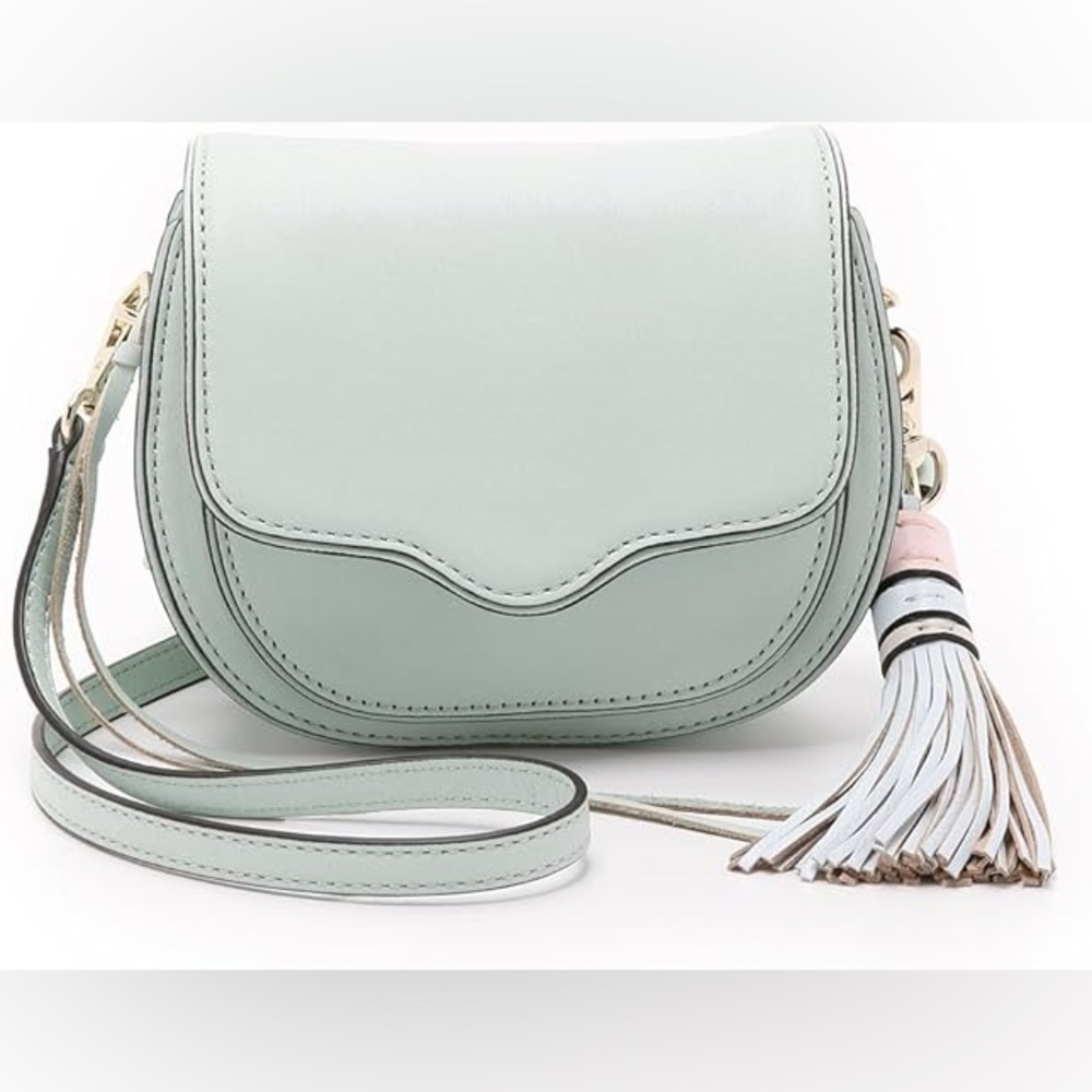 Rebecca Minkoff mini Sydney crossbody in pale sage